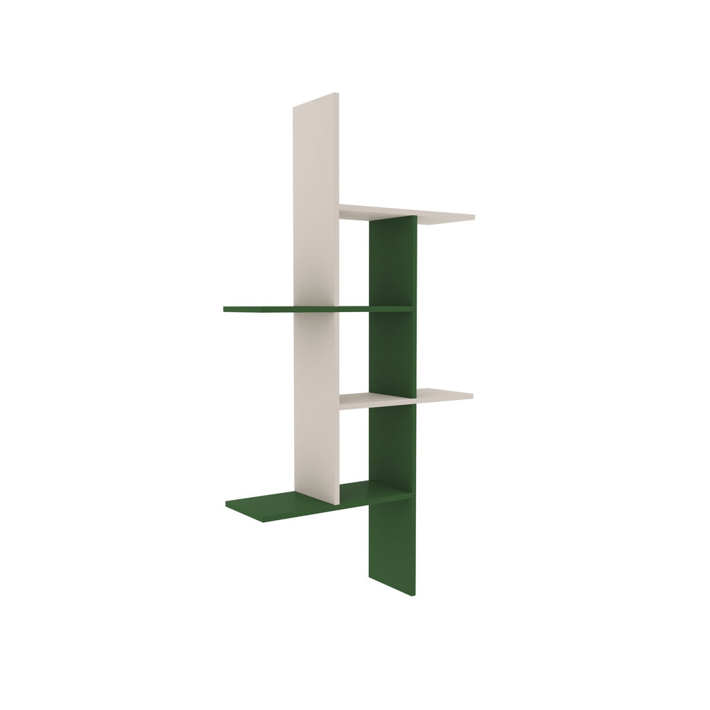 Nola Two-Tone Engineered Wood Wall Shelf — view 3