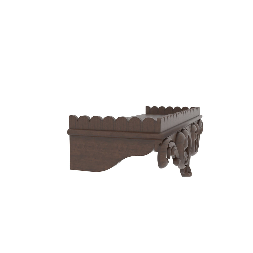 Calista Baroque Scroll Wall Shelf — view 4