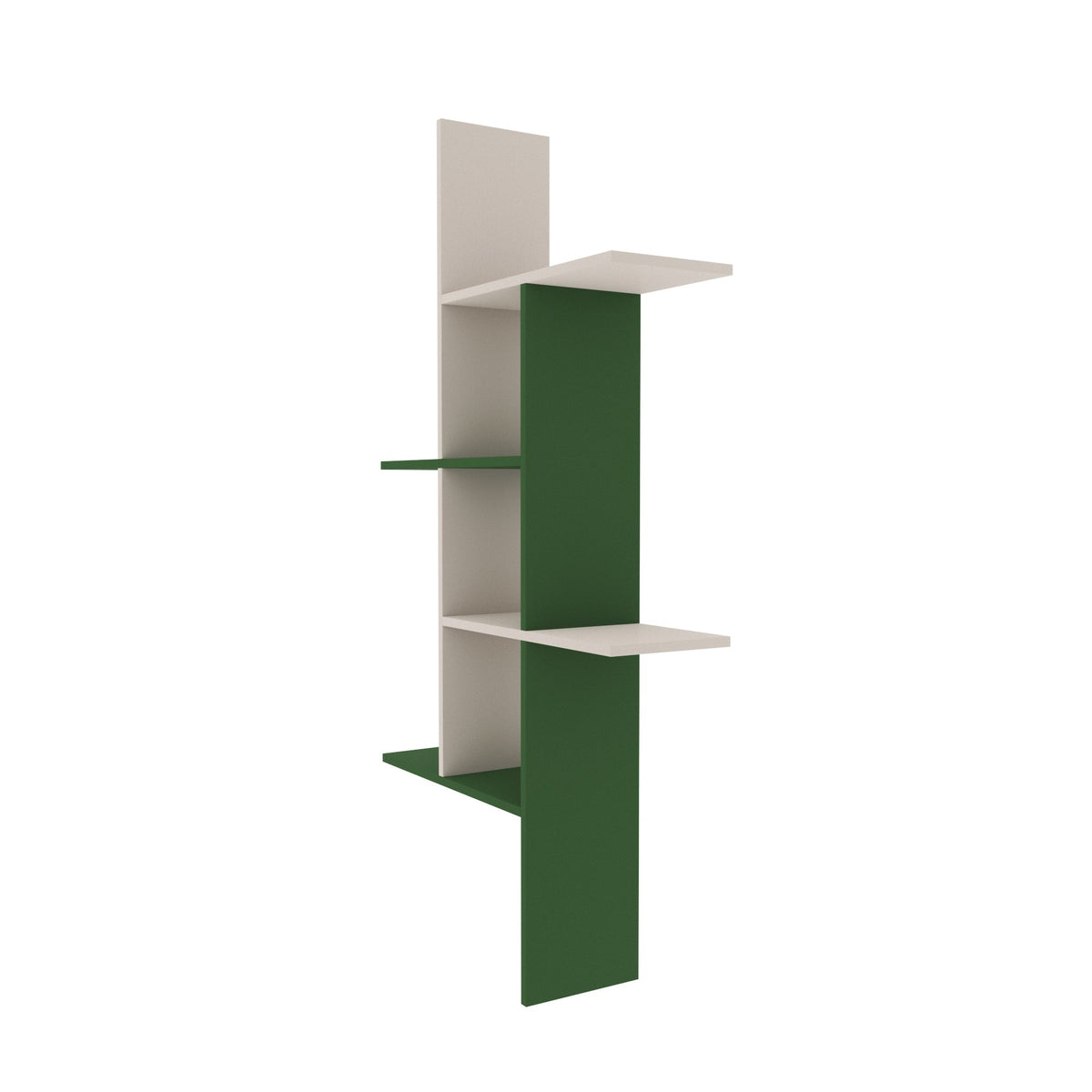 Nola Two-Tone Engineered Wood Wall Shelf — view 4