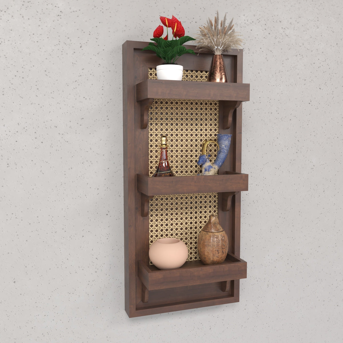 Arden Solid Wood Wall Shelf — view 1