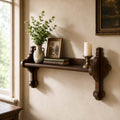 Aveline Carved Scroll Wall Shelf — view 1